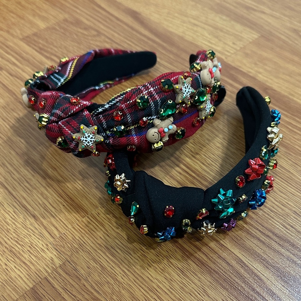 Embellished Christmas Headbands bundled
